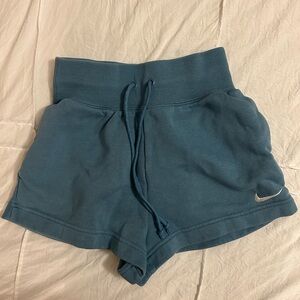 Nike Women's Teal Athletic Lounge Shorts